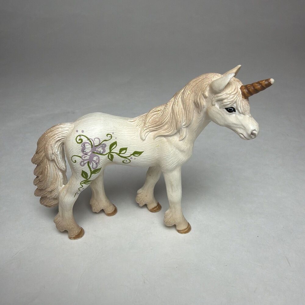 Schleich Bayala White & Pink Unicorn Flower & Ivy Design D-73527 2009